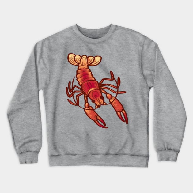 Crayfish Crewneck Sweatshirt by JenkinsCommissions@Gmail.com